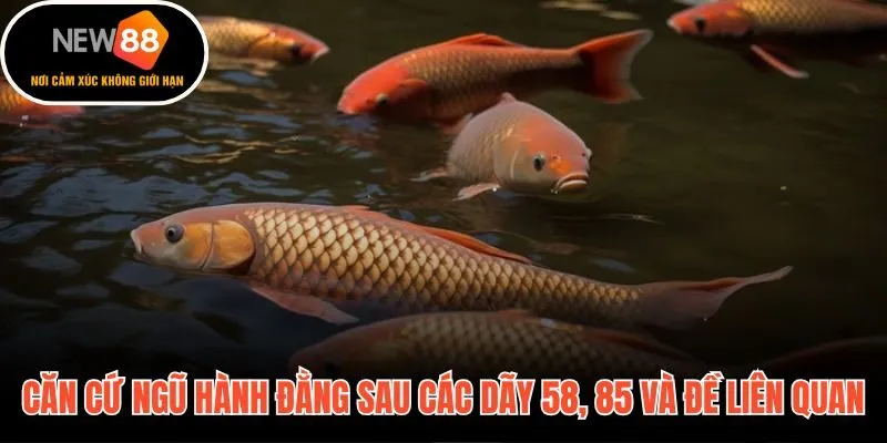 Căn cứ ngũ hành đằng sau các dãy số lý ngư 58 - 85 - 63 - 57