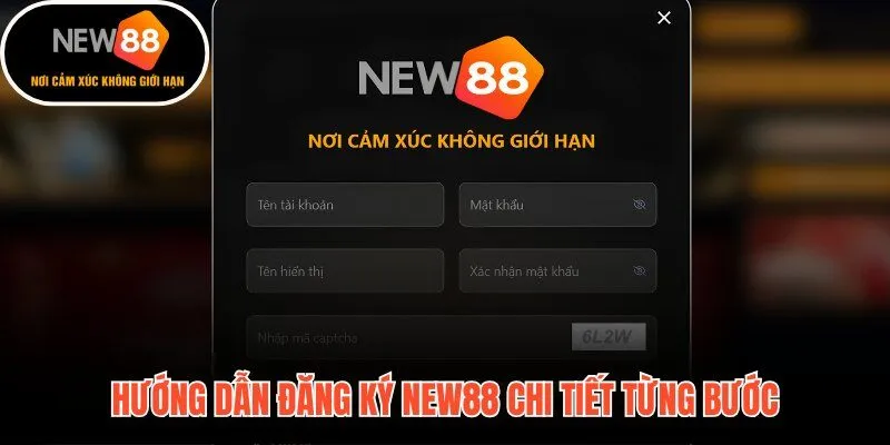 Đăng ký New88 qua 7 bước chuẩn xác và không sai sót