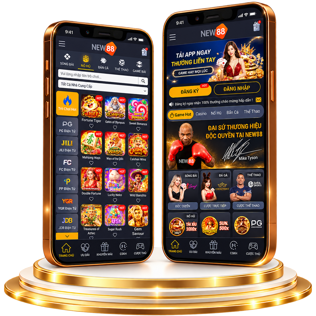 banner tải app new88 bg