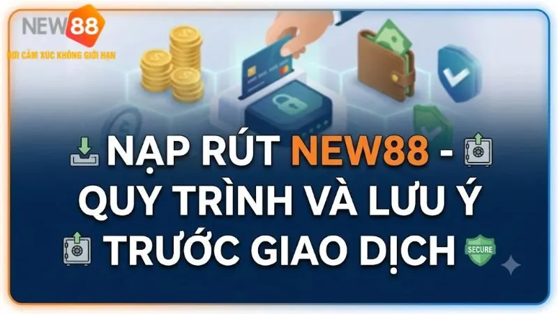 Nạp rút New88 - Quy trình và lưu ý trước giao dịch